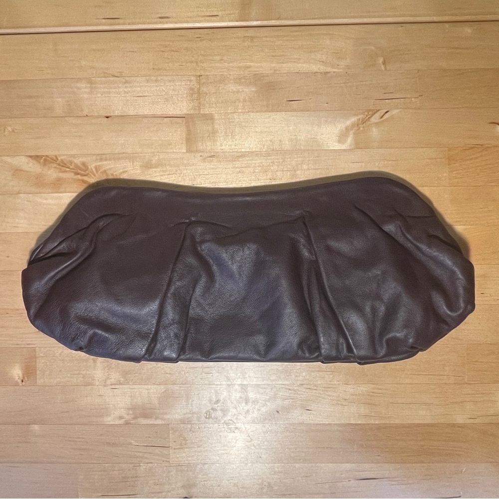 Arden B Genuine Leather Clutch Bag Vintage Evening Purse Wristlet Handbag